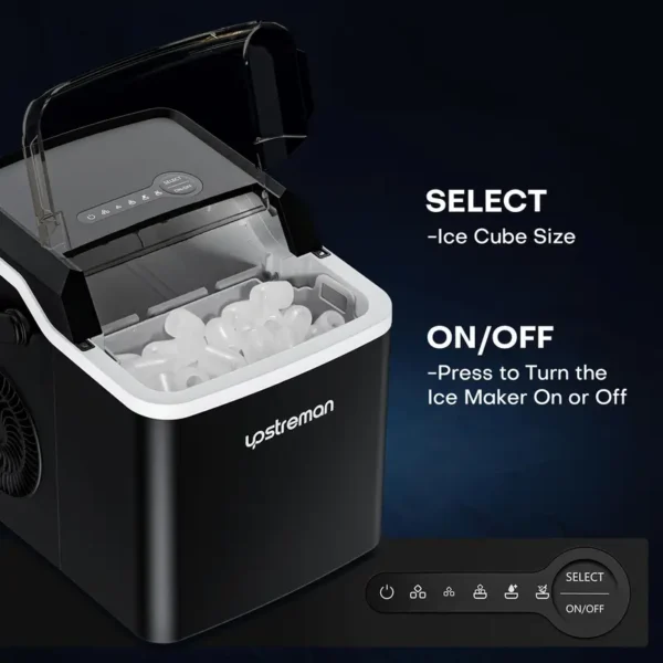 26Lbs/Day Countertop Ice Maker
