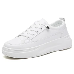 Couple White School Athletic Sport Shoes for Men and Lady